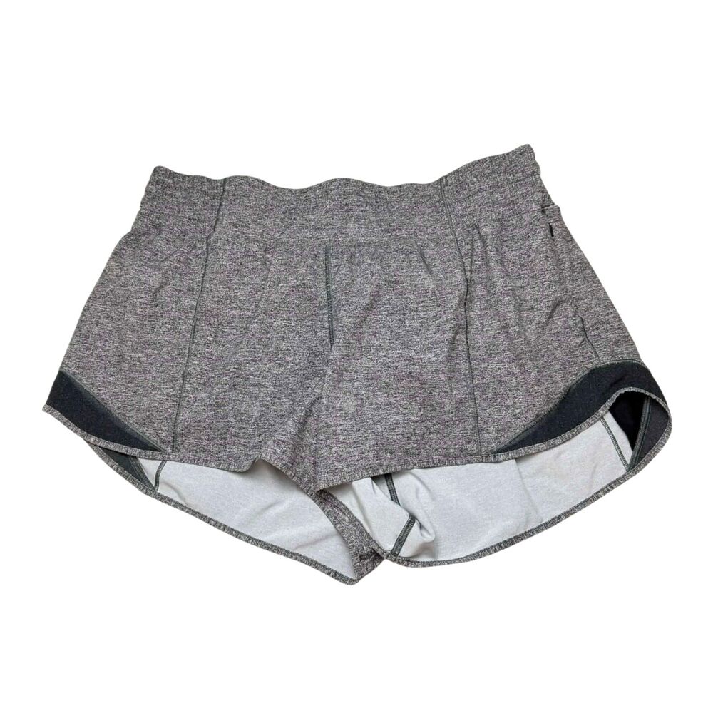 Lululemon Hotty Hot Short *High-Rise 2.5" Heather Lux Multi Black - Picture 2 of 7